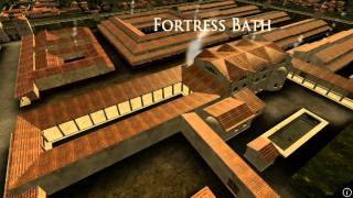 Animation of ancient Roman Fort in Caerleon Wales [upl. by Eeresid]