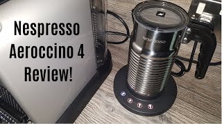 Nespresso Aeroccino 4 Milk Frother Review  Worth upgrading from the Aeroccino 3 [upl. by Swane]