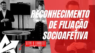 DIREITO DE FAMÍLIA Reconhecimento de filiação socioafetiva [upl. by Yahsel137]