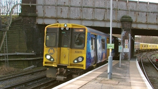 Half an Hour at 216  Birkenhead North Station 1022017  Class 507 508 terminus [upl. by Cyrillus]