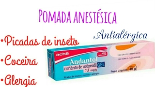 Resenha PomadaAndantol Gel [upl. by Ssilem709]