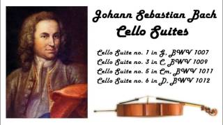 Johann Sebastian Bach  Cello suites in 432 Hz great for reading or studying [upl. by Ecirtaemed]