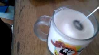 Aerolatte Review Frothing Cold Milk In Under 1 Minute [upl. by Solley285]