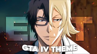 Aizen x Urahara  GTA IV Theme Edit [upl. by Yreved133]